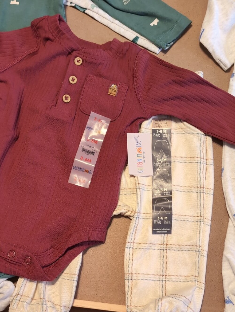 Carter's/ Garanimals 5 Pc Boy's Bundle NWT 3-6 Months - Picture 4 of 14